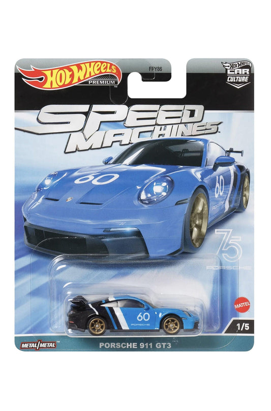 Hot Wheels Car Culture Speed Machines - Porsche 911 GT3 - EverydayThreads