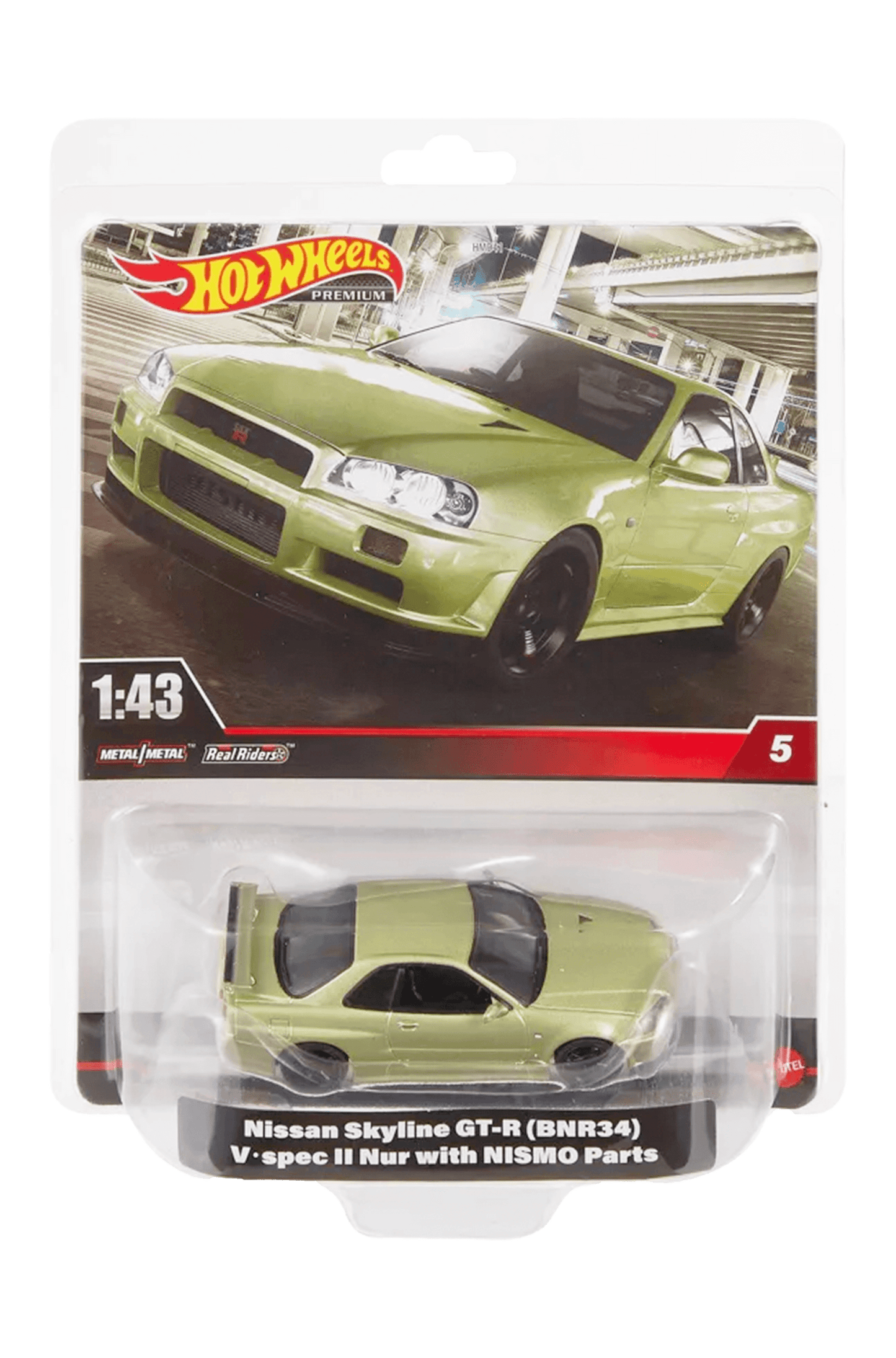 Hot Wheels Premium Nissan Skyline R34 GTR V-Spec - EverydayThreads