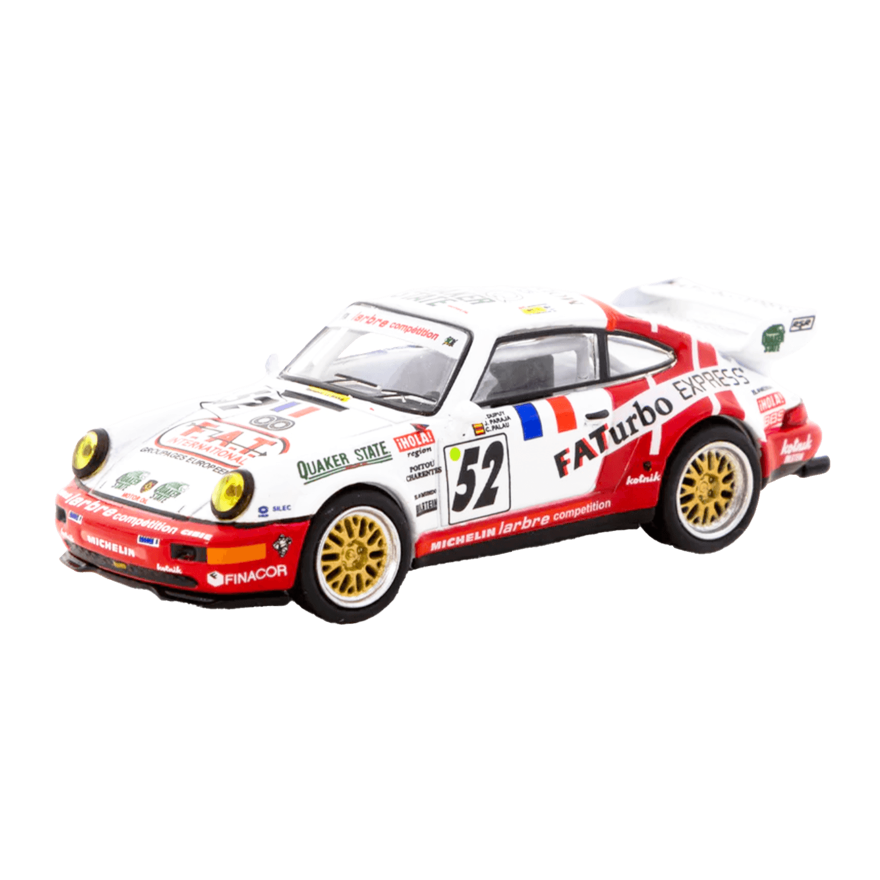 Tarmac Works x Schuco 1:64 Porsche 911 RSR 3.8 Le Man 1994 #52 - EverydayThreads