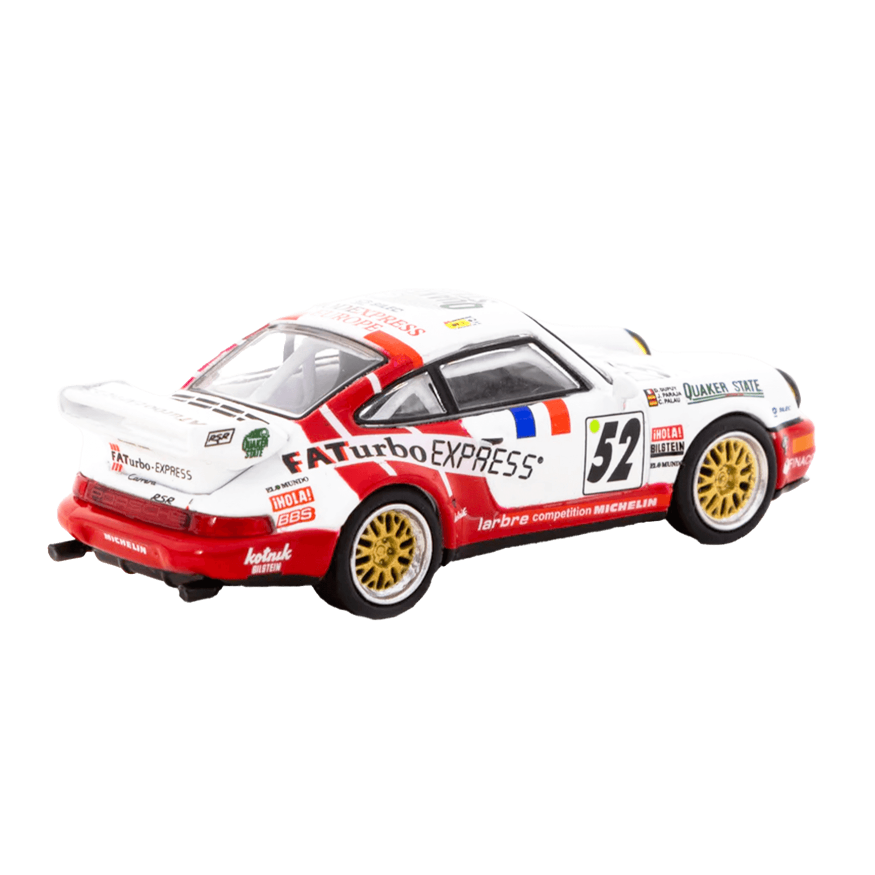 Tarmac Works x Schuco 1:64 Porsche 911 RSR 3.8 Le Man 1994 #52 - EverydayThreads