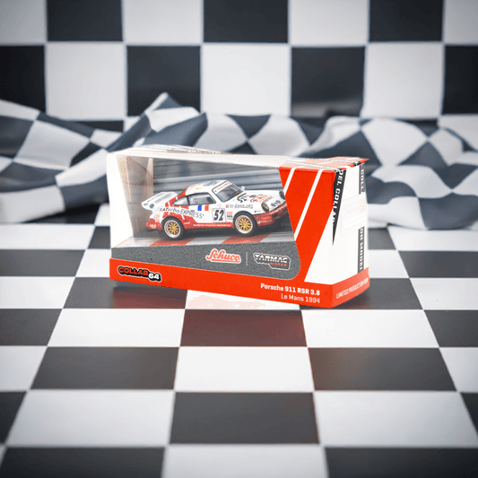 Tarmac Works x Schuco 1:64 Porsche 911 RSR 3.8 Le Man 1994 #52 - EverydayThreads