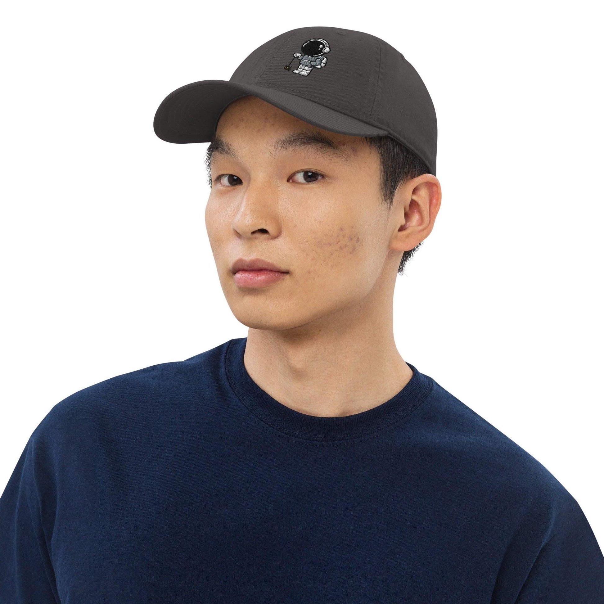 Yo-Yoing Astronaut Organic Dad Hat - EverydayThreads