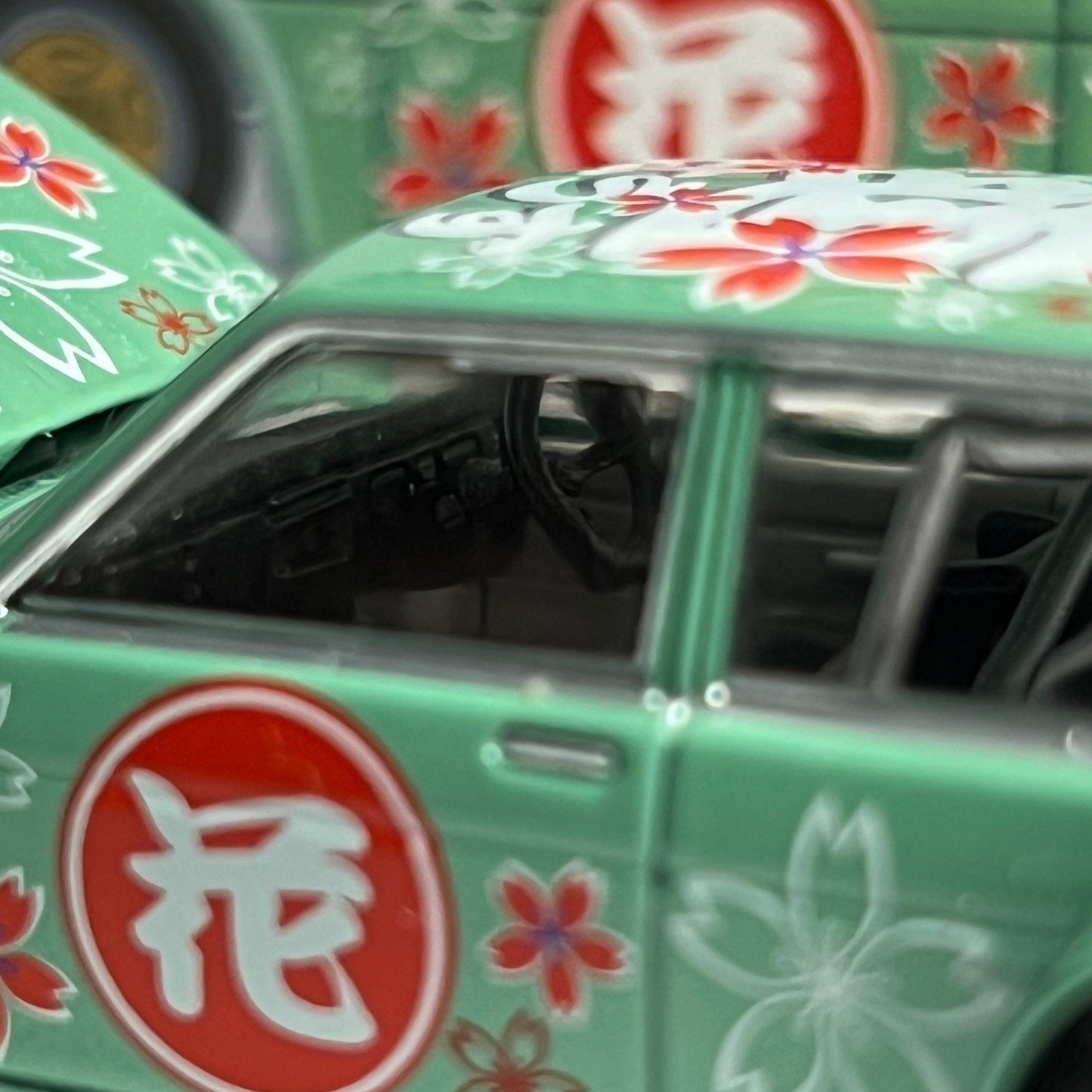 Kaido House x Mini GT 1:64 Datsun Kaido 510 Wagon Hanami V1 Green Limited Edition - EverydayThreads