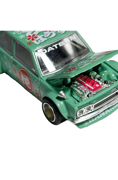 Kaido House x Mini GT 1:64 Datsun Kaido 510 Wagon Hanami V1 Green Limited Edition - EverydayThreads