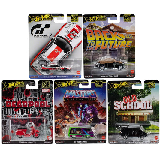 Hot Wheels Replica Entertainment Favorites Mix