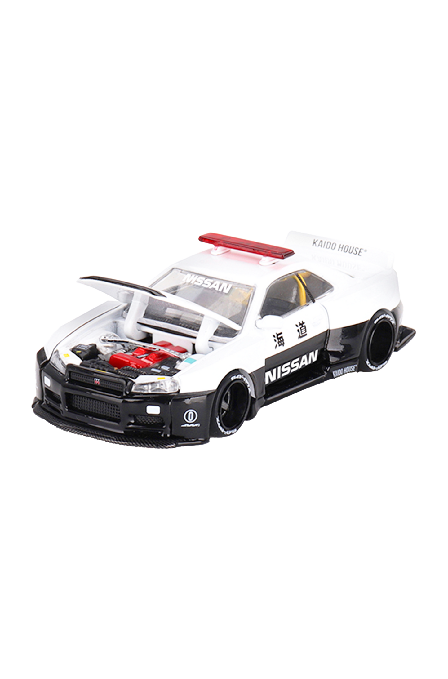 [Pre-Order] Kaido House x Mini GT 1:64 Nissan Skyline GT-R R34 Kaido Works Police