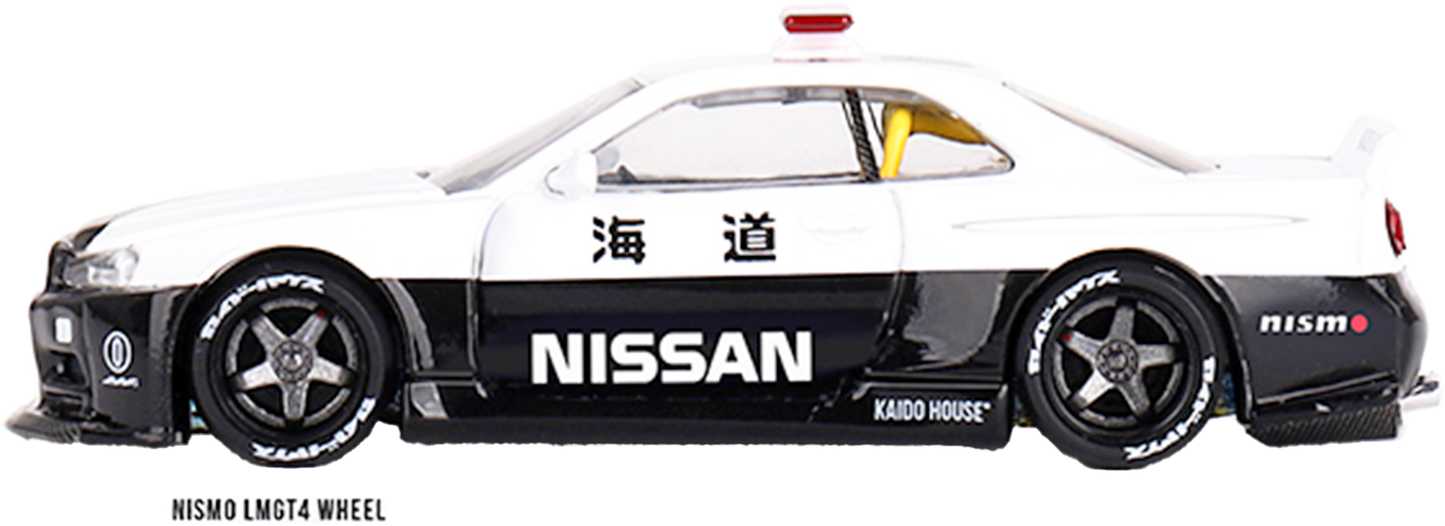 [Pre-Order] Kaido House x Mini GT 1:64 Nissan Skyline GT-R R34 Kaido Works Police