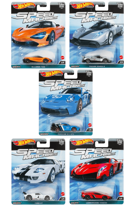 Hot Wheels Car Culture Speed Machines Set - EverydayThreads