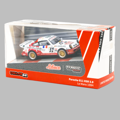 Tarmac Works x Schuco 1:64 Porsche 911 RSR 3.8 Le Man 1994 #52 - EverydayThreads