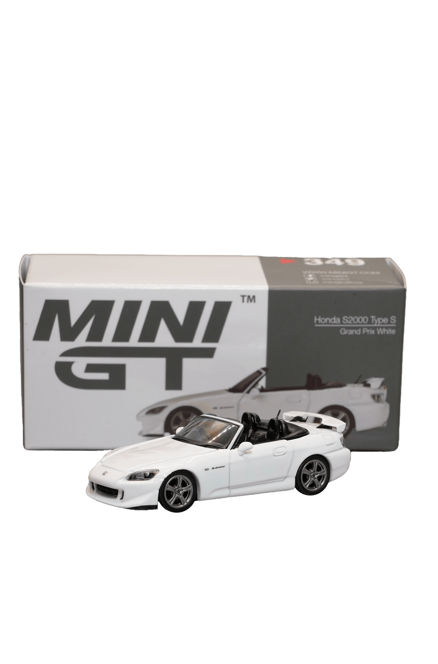Mini GT 1:64 Honda S2000 (AP2) Type S - Grand Prix White - EverydayThreads