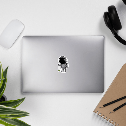 Yo-Yo Astronaut Sticker - EverydayThreads