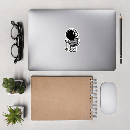 Yo-Yo Astronaut Sticker - EverydayThreads