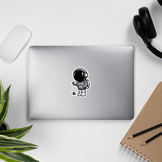 Yo-Yo Astronaut Sticker - EverydayThreads